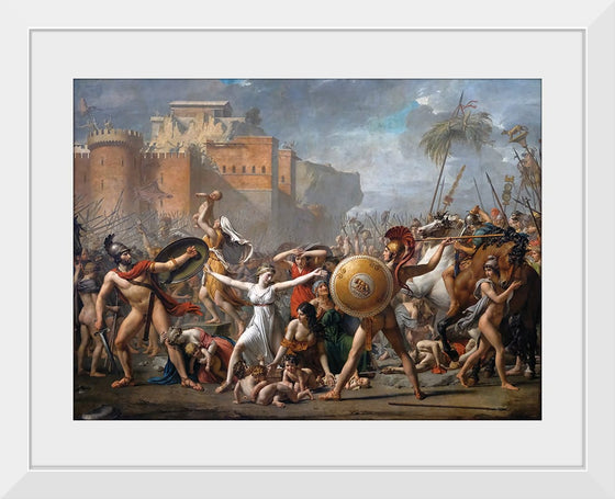 "The Intervention of the Sabine Women(1799)", Jacques-Louis David