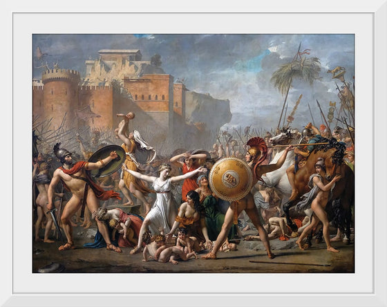 "The Intervention of the Sabine Women(1799)", Jacques-Louis David