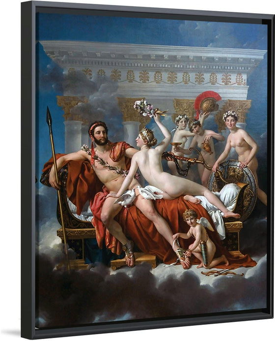 "Mars Being Disarmed by Venus(1824)", Jacques-louis David