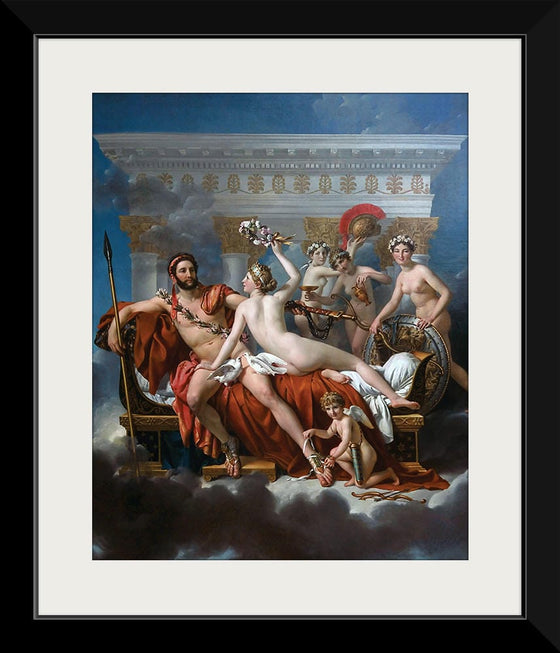 "Mars Being Disarmed by Venus(1824)", Jacques-louis David