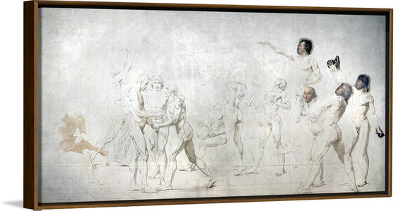 "Tennis Court Oath(1790-1792)", Jacques Louis David