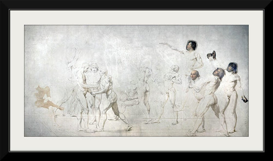 "Tennis Court Oath(1790-1792)", Jacques Louis David