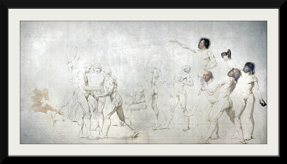 "Tennis Court Oath(1790-1792)", Jacques Louis David