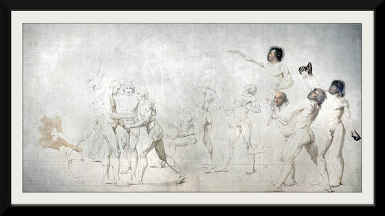 "Tennis Court Oath(1790-1792)", Jacques Louis David