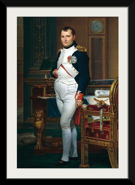 "The Emperor Napoleon in His Study at the Tuileries(1812)", Jacques-Louis David