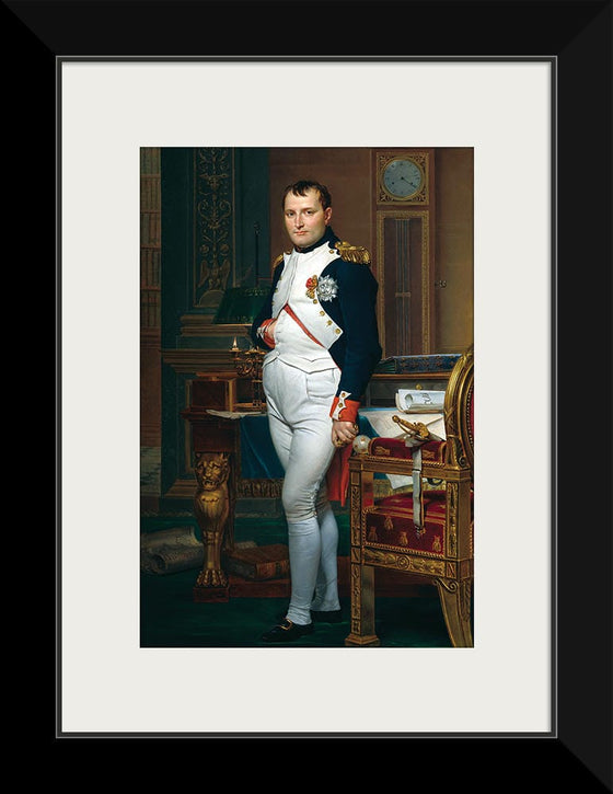 "The Emperor Napoleon in His Study at the Tuileries(1812)", Jacques-Louis David