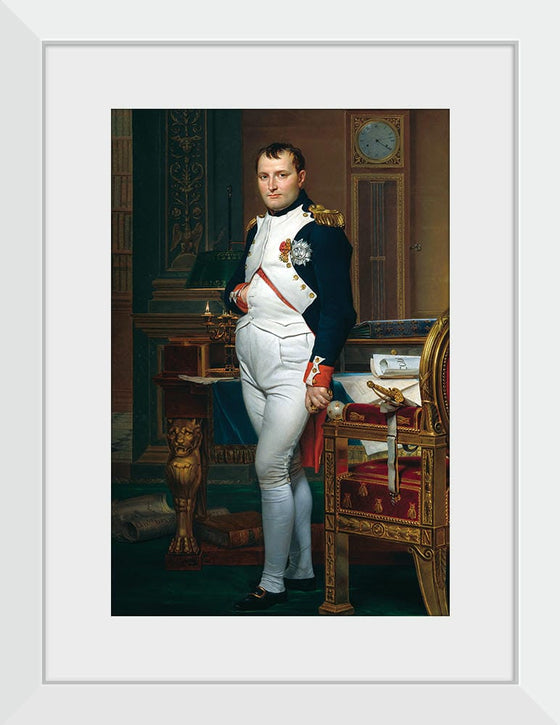 "The Emperor Napoleon in His Study at the Tuileries(1812)", Jacques-Louis David