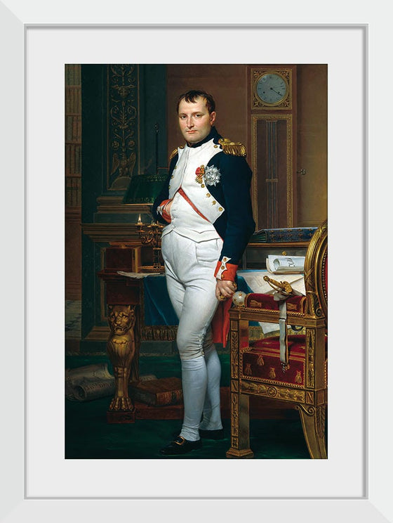 "The Emperor Napoleon in His Study at the Tuileries(1812)", Jacques-Louis David