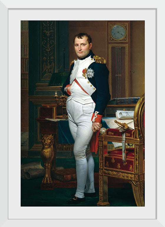 "The Emperor Napoleon in His Study at the Tuileries(1812)", Jacques-Louis David