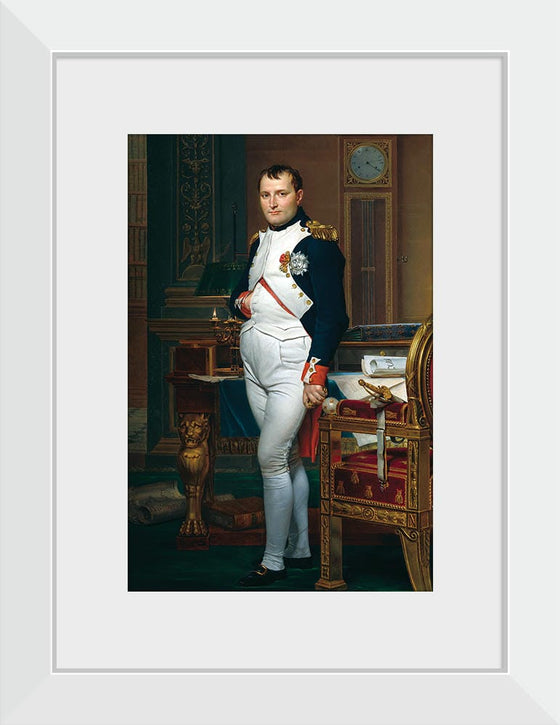 "The Emperor Napoleon in His Study at the Tuileries(1812)", Jacques-Louis David