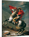 "Napoleon at the Great St. Bernard(1801-1803)", Jacques-Louis David