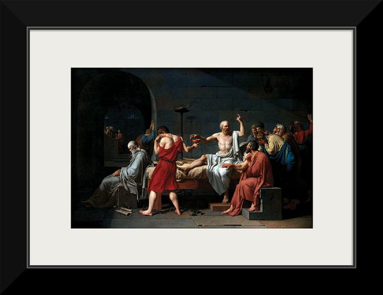 "The Death of Socrates(1787)", Jacques-Louis David