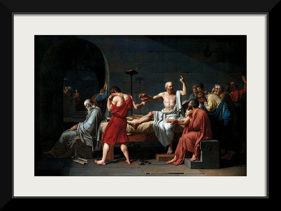 "The Death of Socrates(1787)", Jacques-Louis David