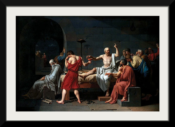 "The Death of Socrates(1787)", Jacques-Louis David