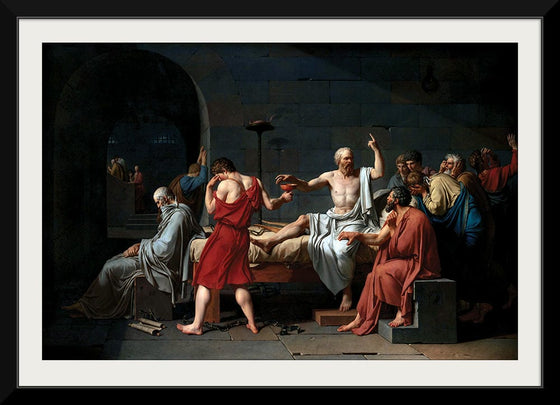 "The Death of Socrates(1787)", Jacques-Louis David