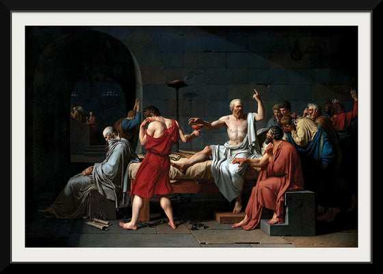 "The Death of Socrates(1787)", Jacques-Louis David