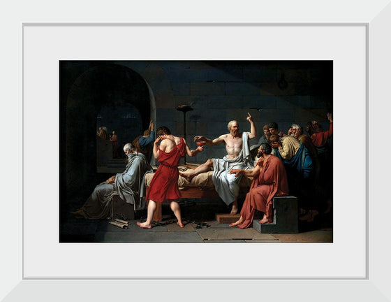 "The Death of Socrates(1787)", Jacques-Louis David