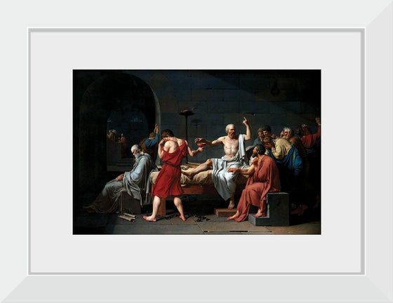 "The Death of Socrates(1787)", Jacques-Louis David