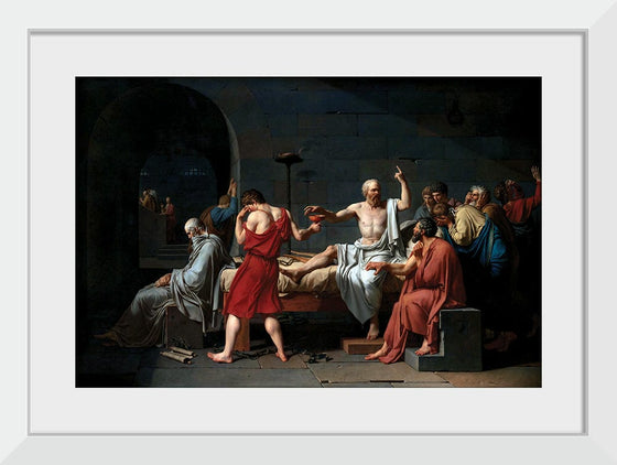 "The Death of Socrates(1787)", Jacques-Louis David