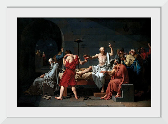 "The Death of Socrates(1787)", Jacques-Louis David