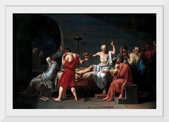 "The Death of Socrates(1787)", Jacques-Louis David