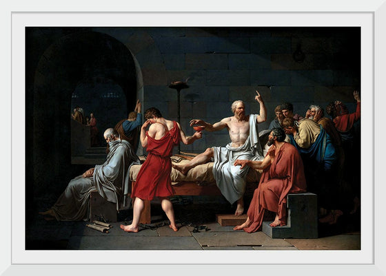 "The Death of Socrates(1787)", Jacques-Louis David