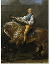 "Equestrian portrait of Stanisław Kostka Potocki(1781)", Jacques-Louis David