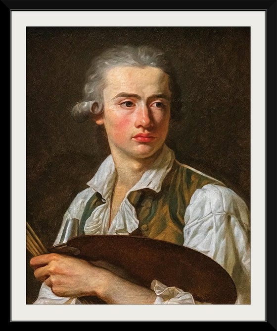 "Portrait d'un élève - Musée des Beaux-Arts de Narbonne(1750)", Jacques-Louis David