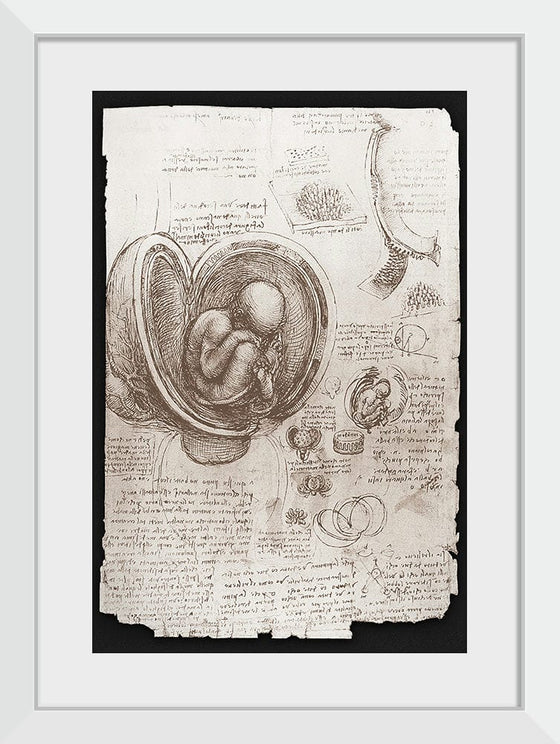 "Studies of Embryos Luc Viatour(1510-1513)", Leonardo da Vinci