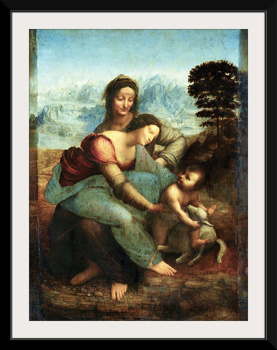 "Virgin and Child with St Anne(1503)", Leonardo da Vinci