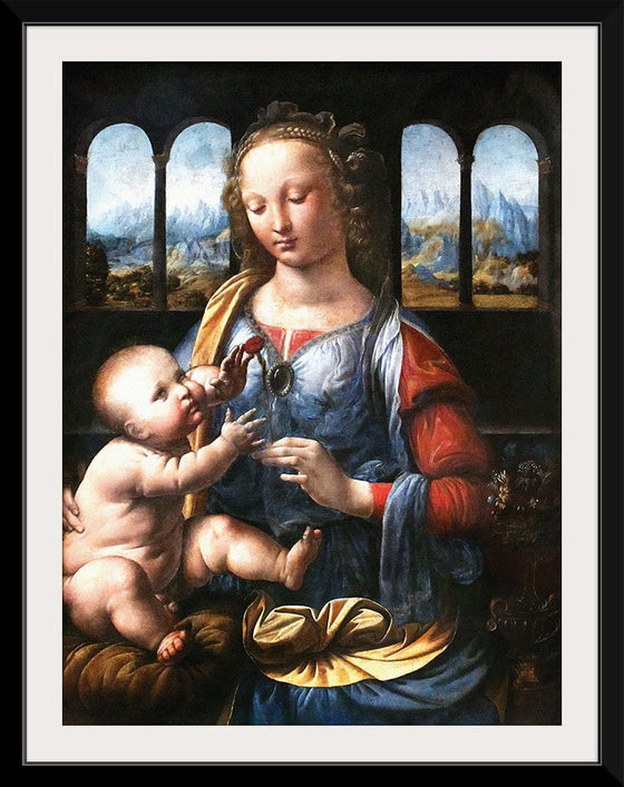 "Madonna of the Carnation(1475)", Leonardo da Vinci