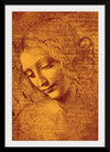 "Testa di fanciulla detta la scapigliata(1500)", Leonardo da Vinci