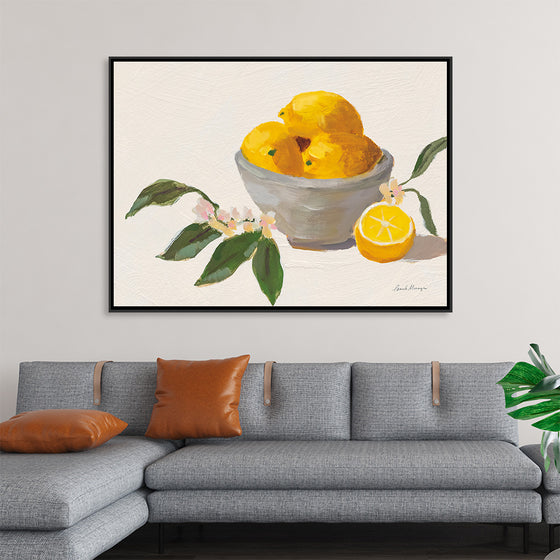 "Lemons in Grey Bowl Texture", Pamela Munger