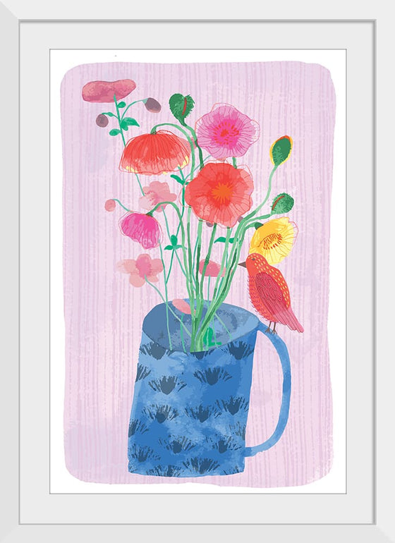 "Bright Poppies in Vase", Fiona Solley