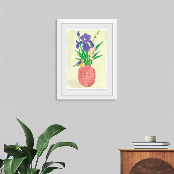 "Iris in Vase", Fiona Solley