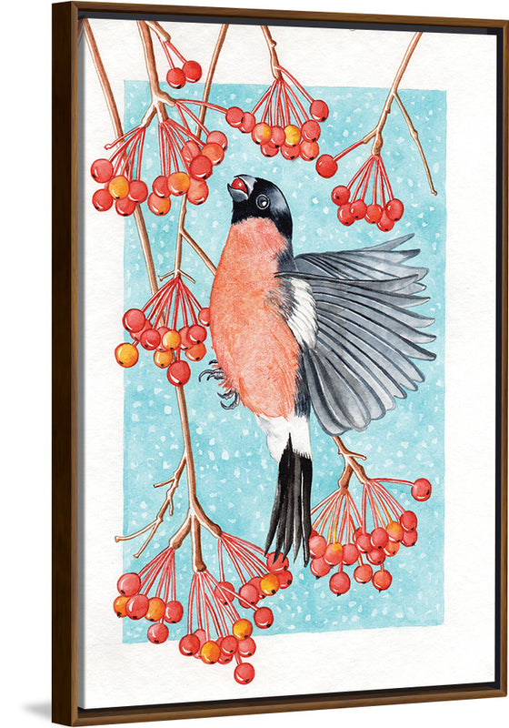 “Bullfinch Snacktime", Girija Kulkarni