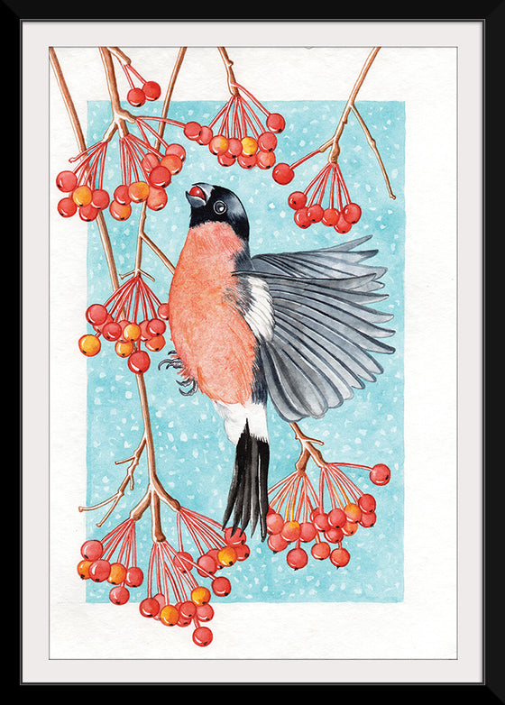 “Bullfinch Snacktime", Girija Kulkarni