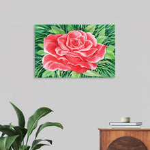  “Redrose #29 2018” by Girija Kulkarni: Immerse yourself in the enchanting beauty of this exquisite print. Capturing the essence of a blooming red rose amidst lush green foliage, Kulkarni’s meticulous brushstrokes breathe life into each petal. 