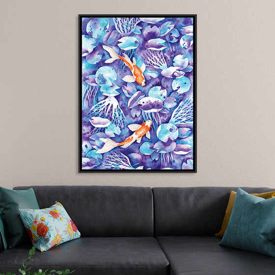 “Koi in blue #2", Girija Kulkarni