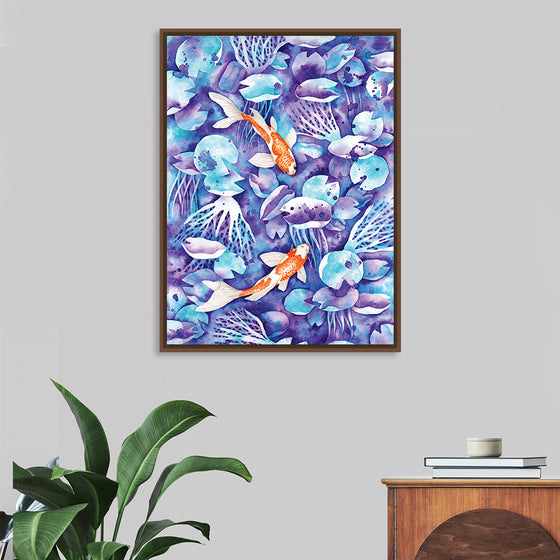 “Koi in blue #2", Girija Kulkarni