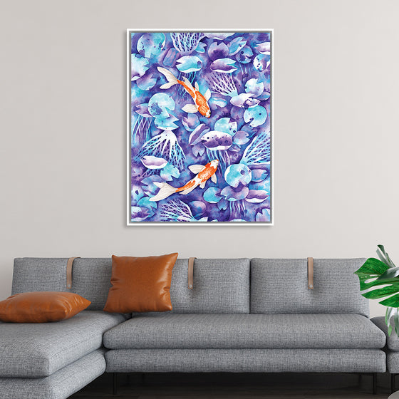 “Koi in blue #2", Girija Kulkarni