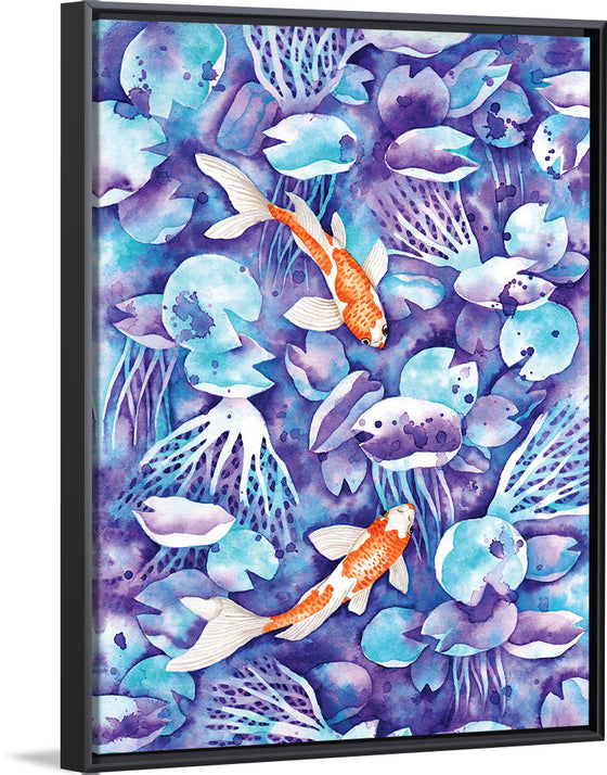 “Koi in blue #2", Girija Kulkarni