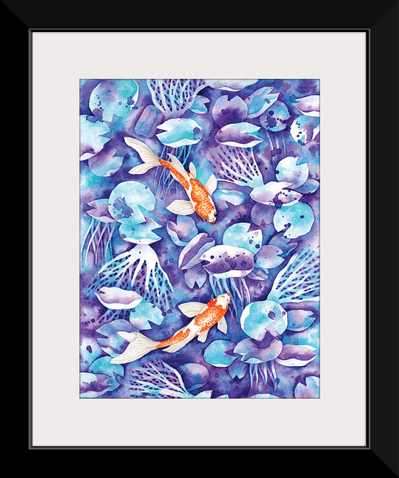 “Koi in blue #2", Girija Kulkarni