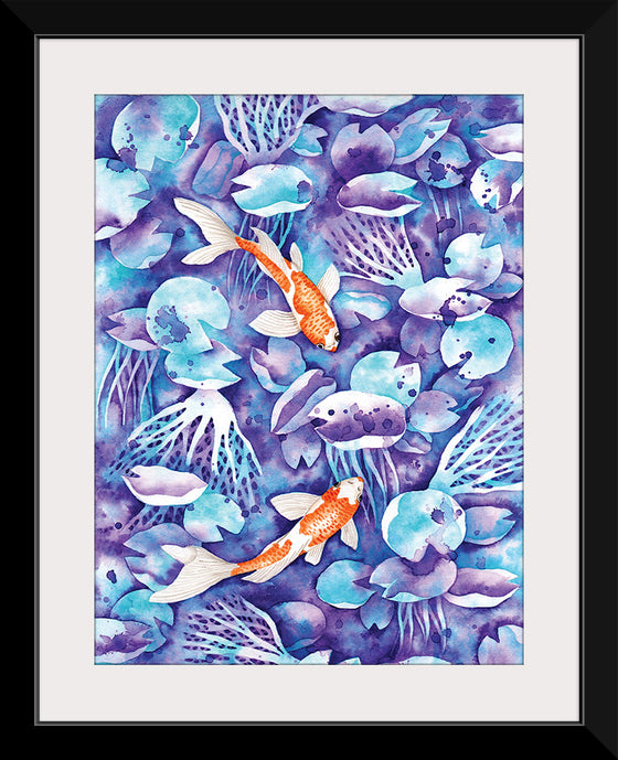 “Koi in blue #2", Girija Kulkarni