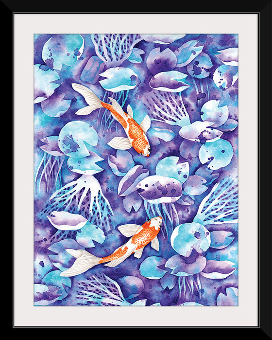 “Koi in blue #2", Girija Kulkarni