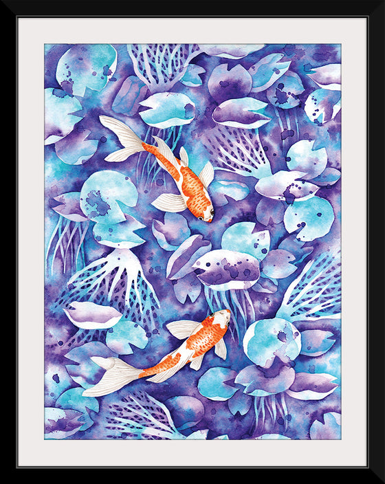 “Koi in blue #2", Girija Kulkarni