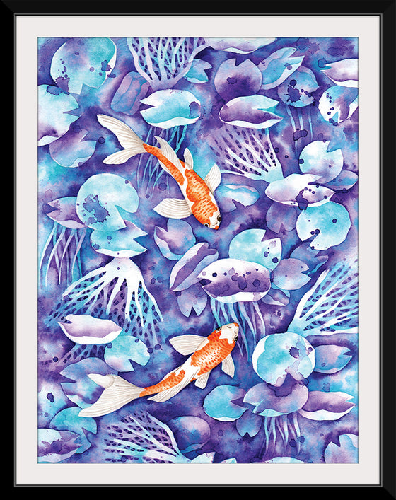 “Koi in blue #2", Girija Kulkarni