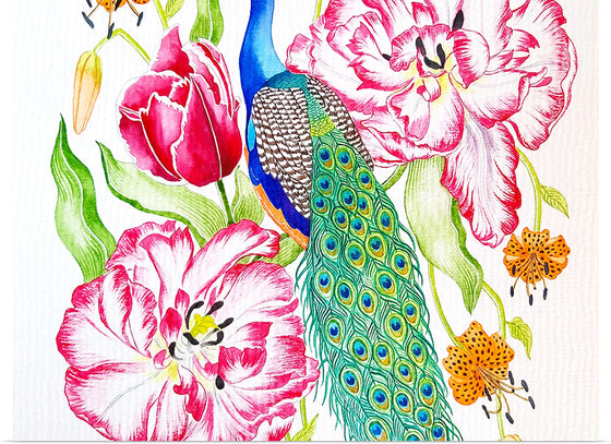 “Peacock in Spring", Girija Kulkarni