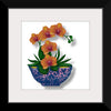 "Blue Pot Orange Orchid", Ann Hutchinson