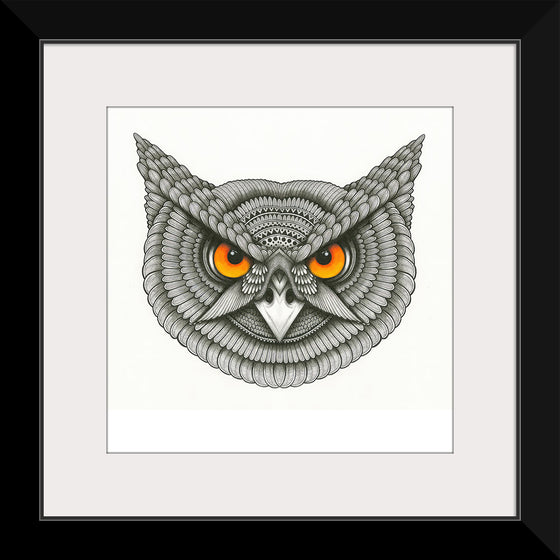 "Full Owl Face", Ann Hutchinson